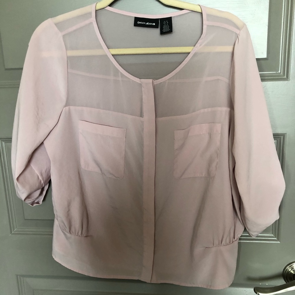 DKNY silky blouse